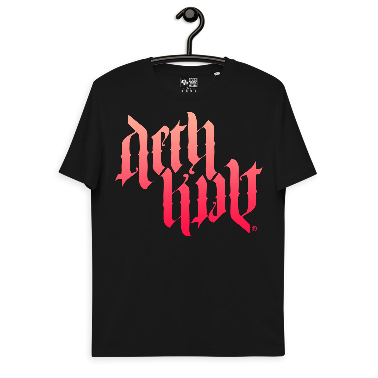 'TRADEMARK AMBIGRAM - LAVA' T-SHIRT - BLACK