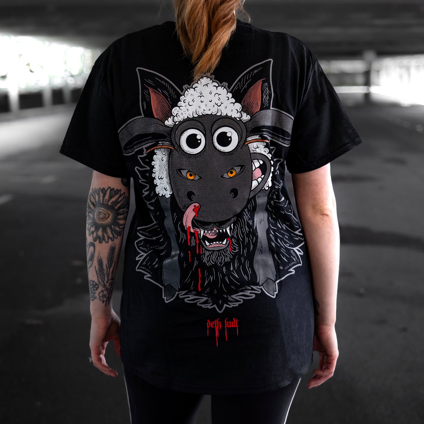 'WOLF AMONGST SHEEP' T-SHIRT - BLACK